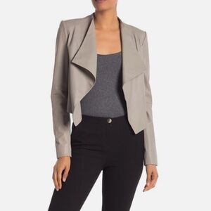 NWT Theory Leather Jacket - Stone